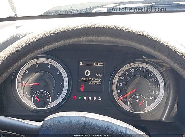 3C6TR5HT5GG372929 2016 RAM 2500 Gray უკანა სავარძლების ხედი