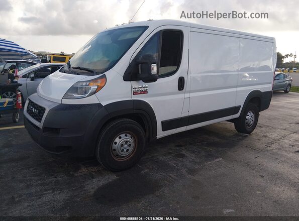 3C6TRVAG1LE141755 2020 RAM PROMASTER 1500 White Առջևի ձախ երեք քառորդ տեսարան