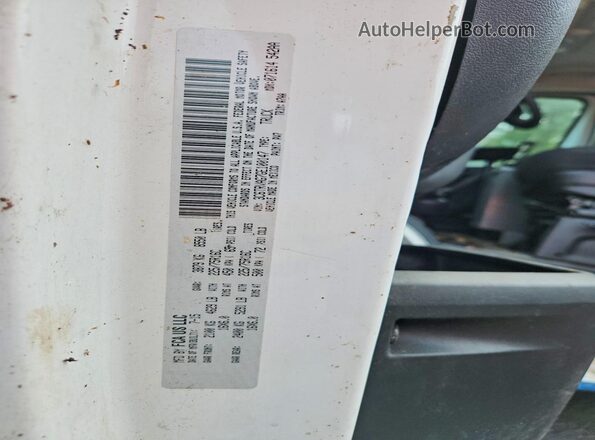 3C6TRVAG7GE100147 2016 RAM PROMASTER White Вид наклейки з VIN-кодом