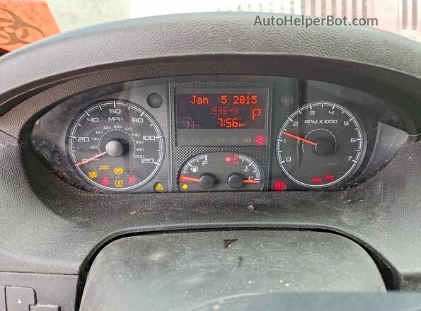 3C6TRVAG7GE100147 2016 RAM PROMASTER White Вид щитка приладів