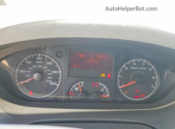 3C6TRVBG9LE103429 2020 RAM PROMASTER Белый Вид щитка приборов