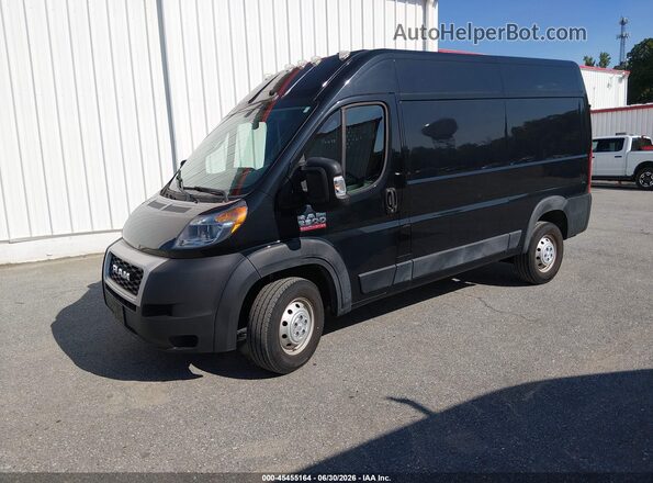 3C6TRVCG0KE502582 2019 RAM PROMASTER 2500 Black Առջևի ձախ երեք քառորդ տեսարան