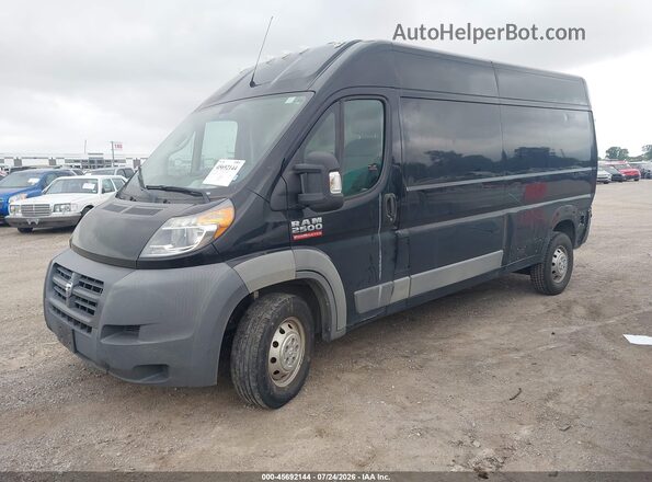 3C6TRVDG0JE104642 2018 RAM PROMASTER 2500 Black Առջևի ձախ երեք քառորդ տեսարան