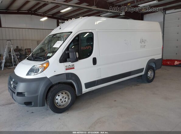 3C6TRVDG0JE158488 2018 RAM PROMASTER 2500 White Vista tres cuartos delantera izquierda
