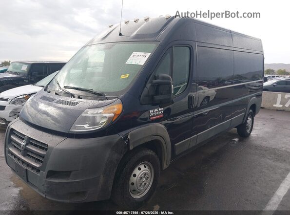 3C6TRVDG2JE135293 2018 RAM PROMASTER 2500 Blue წინა მარცხენა ხედი სამი მეოთხედიდან