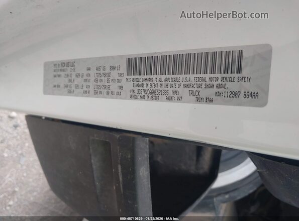 3C6TRVDG6HE521385 2017 RAM PROMASTER 2500 Белый Вид подкапотного пространства