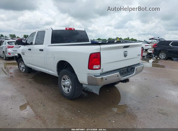 3C6UR5CL1JG390122 2018 RAM 2500 White Trasero izquierdo