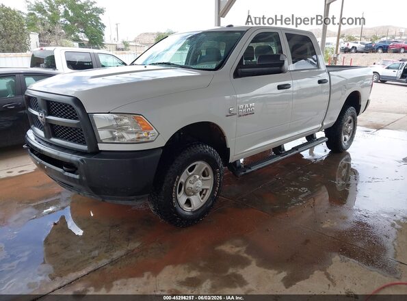 3C6UR5CL2HG678404 2017 RAM 2500 White Առջևի ձախ երեք քառորդ տեսարան
