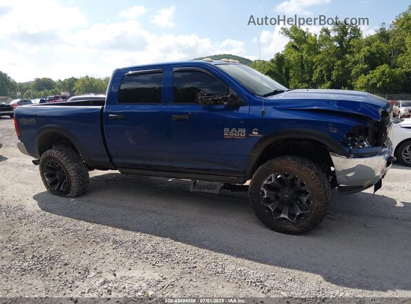 3C6UR5CL6JG126488 2018 RAM 2500 Blue Widok wnętrza z tyłu