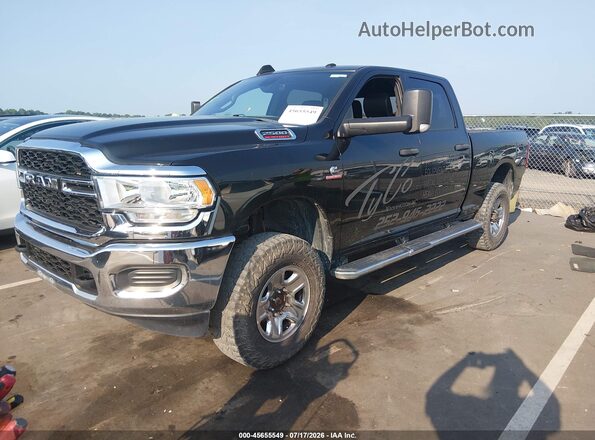 3C6UR5CL6NG394656 2022 RAM 2500 Black Առջևի ձախ երեք քառորդ տեսարան