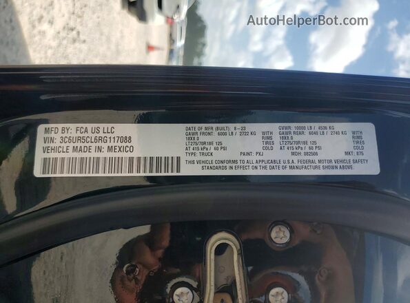 3C6UR5CL6RG117088 2024 RAM 2500 Black ძრავის განყოფილების ხედი