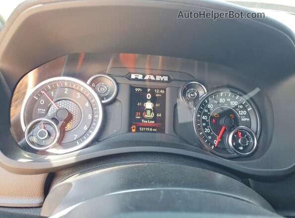 3C6UR5DJ3RG323269 2024 RAM 2500 Gray Vista del cuadro de instrumentos