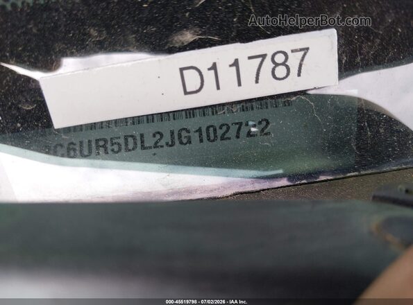 3C6UR5DL2JG102722 2018 RAM 2500 Silver 
