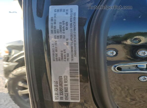3C6UR5FL4MG591674 2021 RAM 2500 Black Vista interior de 360 grados