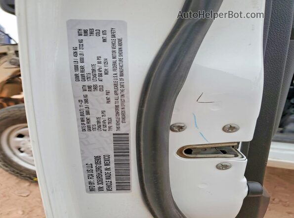 3C6UR5HJ3RG185906 2024 RAM 2500 White VIN կոդի պիտակի տեսք