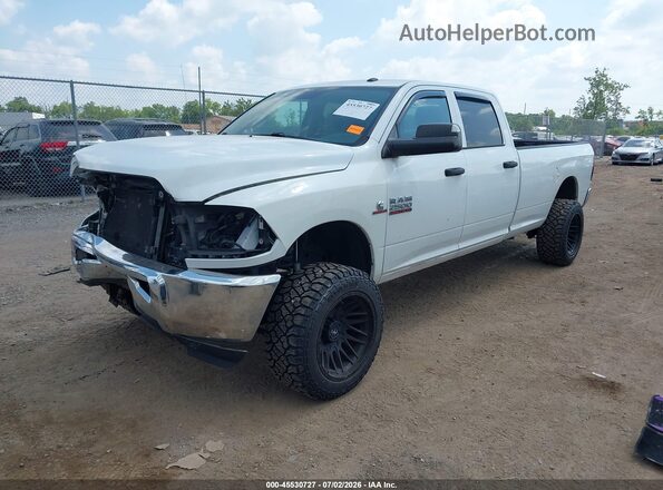 3C6UR5HL8JG191593 2018 RAM 2500 White Vista tres cuartos delantera izquierda