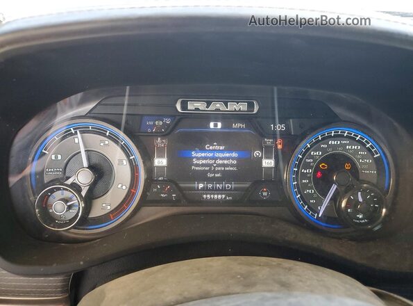 3C6UR5TL9MG594848 2021 RAM 2500 Red Вид щитка приладів
