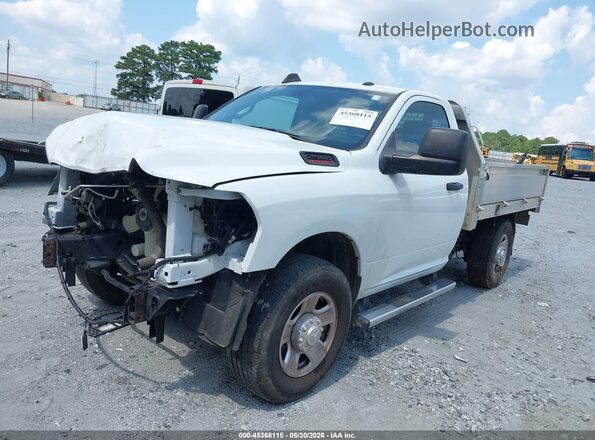 3C7WR4AJ4RG301882 2024 RAM 2500 White Առջևի ձախ երեք քառորդ տեսարան