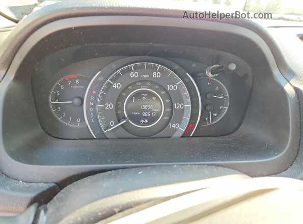 3CZRM3H32GG709542 2016 HONDA CR-V Black ხელსაწყოთა პანელის ხედი