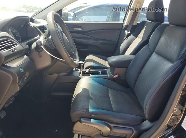 3CZRM3H36GG700309 2016 HONDA CR-V Black Widok wnętrza z przodu