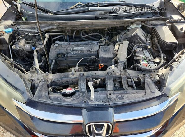 3CZRM3H36GG700309 2016 HONDA CR-V Black Widok wnętrza z tyłu