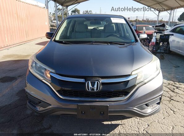 3CZRM3H36GG708877 2016 HONDA CR-V Gray ხელსაწყოთა პანელის ხედი