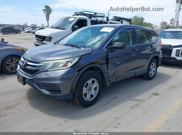 3CZRM3H36GG710063 2016 HONDA CR-V Gray Առջևի ձախ երեք քառորդ տեսարան