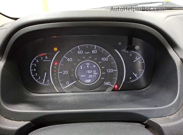 3CZRM3H3XGG701219 2016 HONDA CR-V Silver Вид щитка приладів