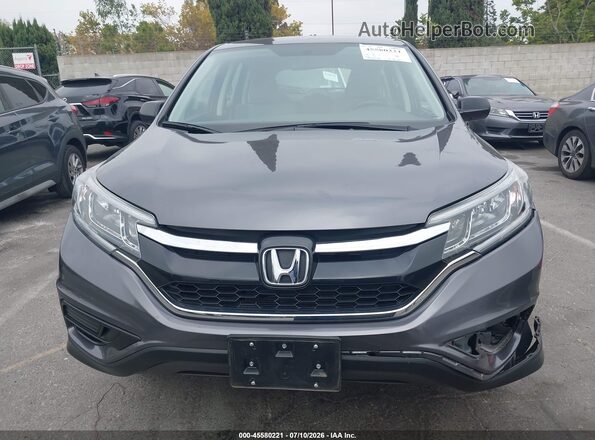 3CZRM3H3XGG704136 2016 HONDA CR-V Gray Rear interior view