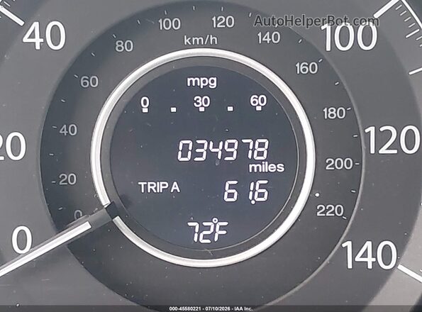 3CZRM3H3XGG704136 2016 HONDA CR-V Gray 