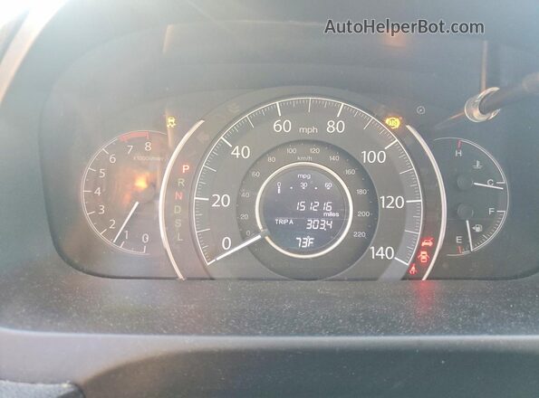 3CZRM3H50GG711355 2016 HONDA CR-V Black Widok zestawu wskaźników
