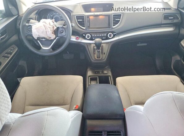 3CZRM3H52GG702446 2016 HONDA CR-V Silver Առջևի վահանակի տեսք