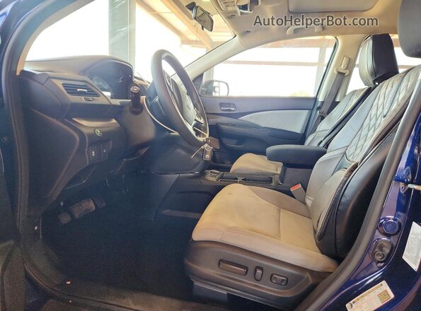 3CZRM3H53GG703444 2016 HONDA CR-V Blue წინა სალონის ხედი
