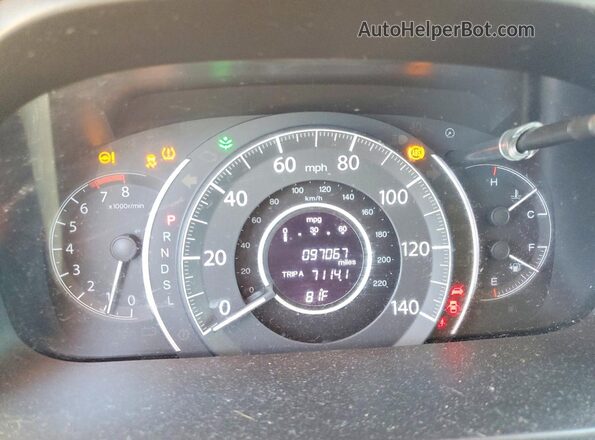 3CZRM3H54GG721032 2016 HONDA CR-V Silver Instrument cluster view