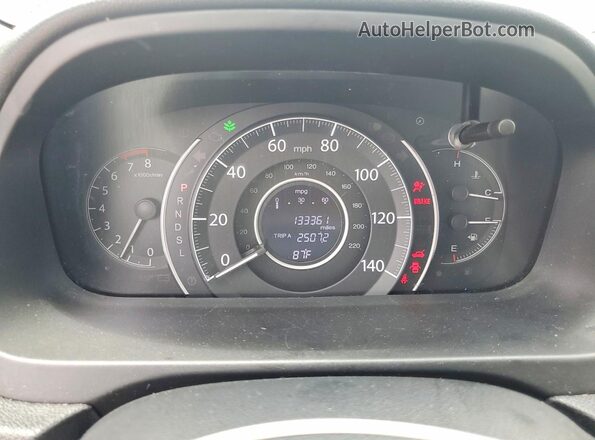 3CZRM3H58GG722572 2016 HONDA CR-V Black Vista del cuadro de instrumentos