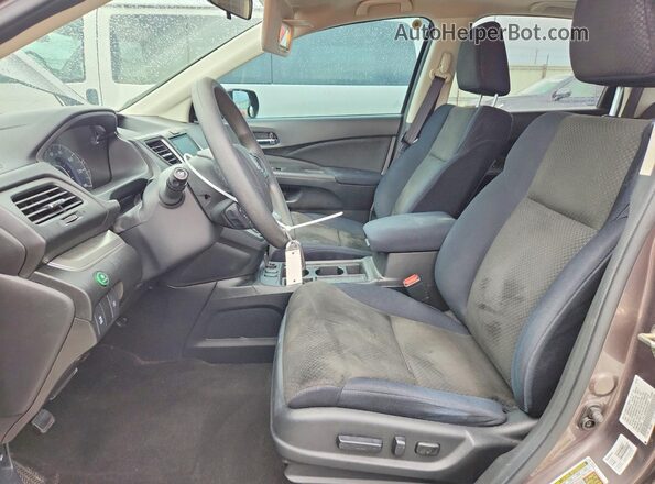 3CZRM3H59GG709197 2016 HONDA CR-V Коричневый Вид салона спереди