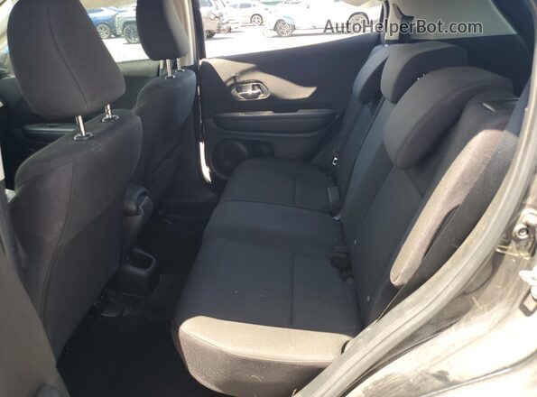 3CZRU5G32HM718838 2017 HONDA HR-V Black Widok wnętrza z tyłu