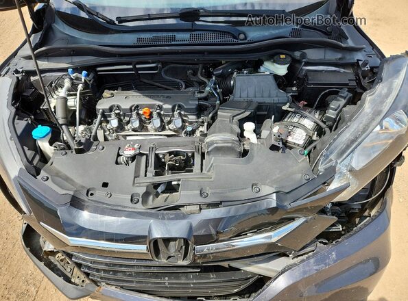 3CZRU5G35HM700236 2017 HONDA HR-V Gray Rear interior view