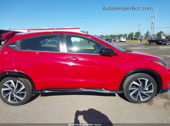 3CZRU5H10KG700244 2019 HONDA HR-V Red Սալոնի հետևի տեսք