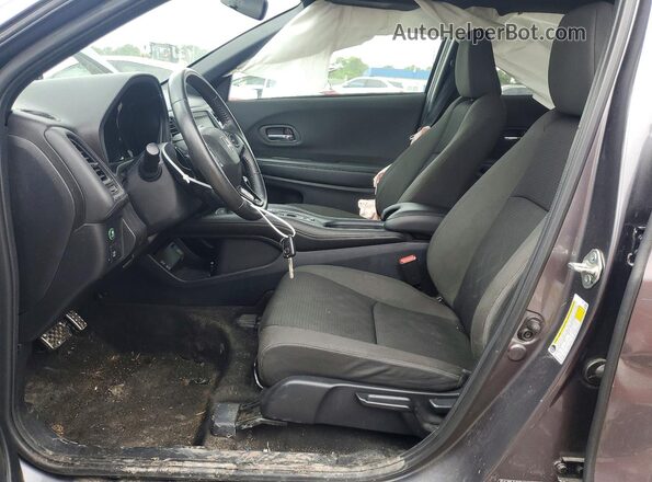 3CZRU5H10MM701026 2021 HONDA HR-V Gray Vista interior delantera