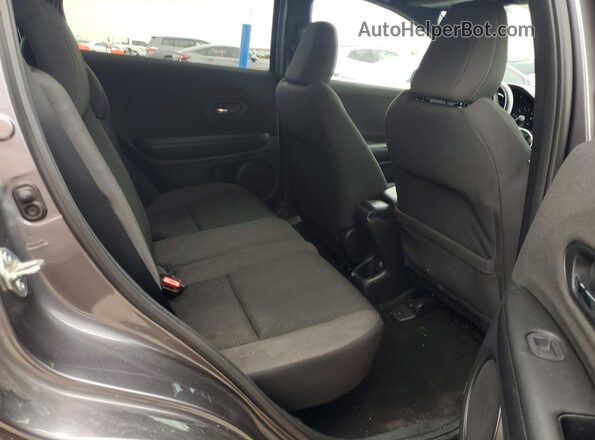 3CZRU5H10MM701026 2021 HONDA HR-V Gray Vista de los asientos traseros