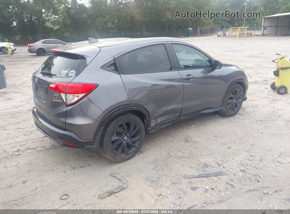 3CZRU5H10NM706695 2022 HONDA HR-V Gray Trasero derecho
