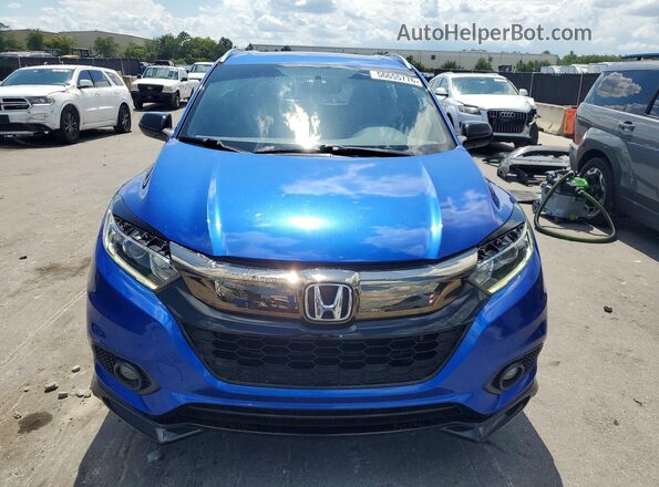 3CZRU5H12LM702225 2020 HONDA HR-V Blue Widok z przodu