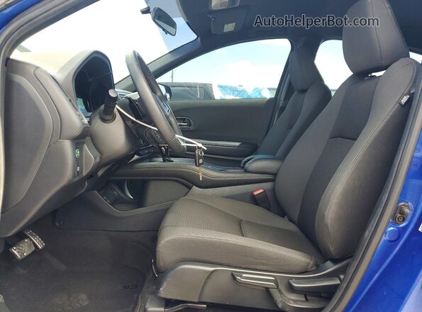 3CZRU5H12LM702225 2020 HONDA HR-V Blue Widok wnętrza z przodu
