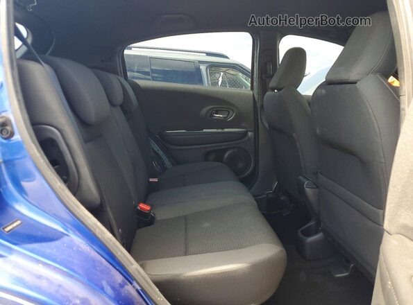 3CZRU5H12LM702225 2020 HONDA HR-V Blue Widok wnętrza z tyłu