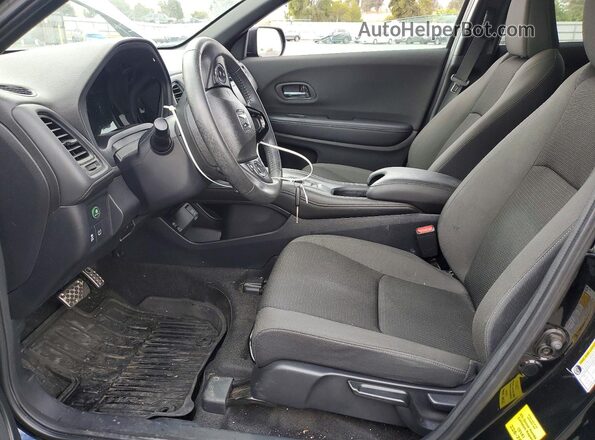 3CZRU5H12MM712125 2021 HONDA HR-V Black Front interior view
