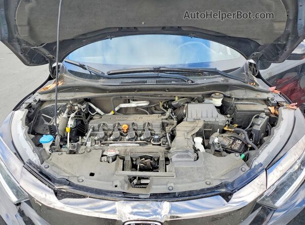 3CZRU5H12MM712125 2021 HONDA HR-V Black Engine compartment view