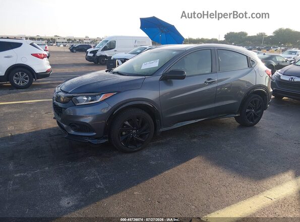 3CZRU5H12MM729569 2021 HONDA HR-V Gray Vista tres cuartos delantera izquierda