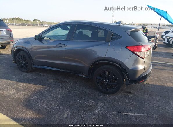 3CZRU5H12MM729569 2021 HONDA HR-V Gray Trasero izquierdo