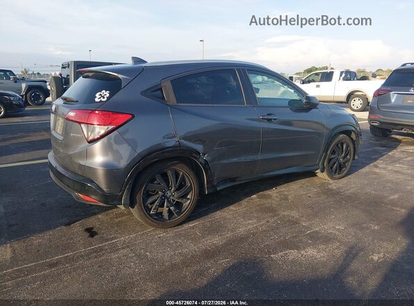 3CZRU5H12MM729569 2021 HONDA HR-V Gray Trasero derecho